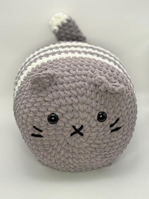 "Earl Gray" Loaf Cat Pillow Huggimals