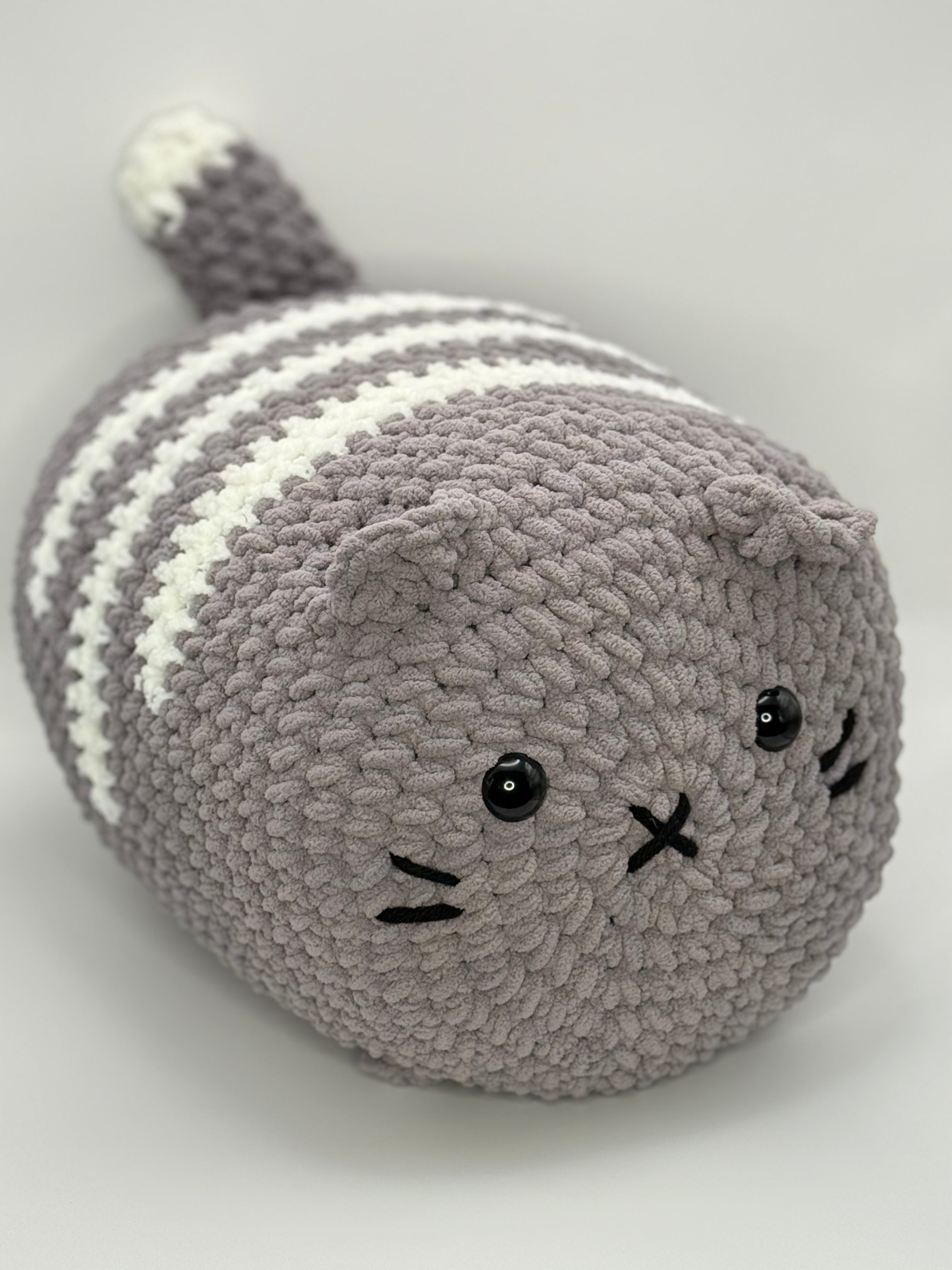 "Earl Gray" Loaf Cat Pillow Huggimals